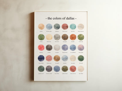 The Colors of Dallas  – Watercolor