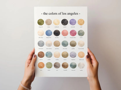 The Colors of Los Angeles – Watercolor