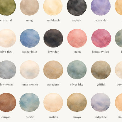 The Colors of Los Angeles – Watercolor