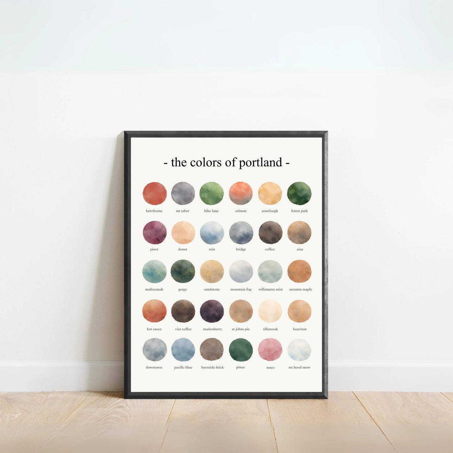 The Colors of Portland – Watercolor