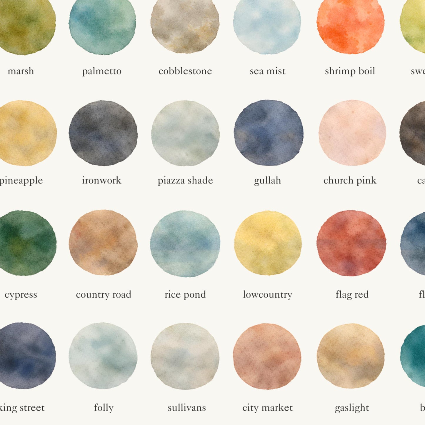 The Colors of Charleston – Watercolor