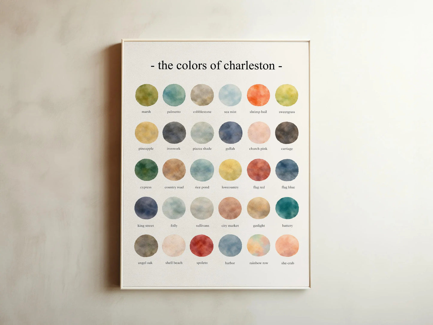 The Colors of Charleston – Watercolor