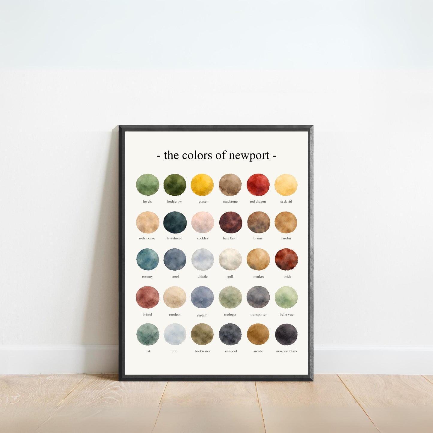 The Colors of Newport – Watercolor