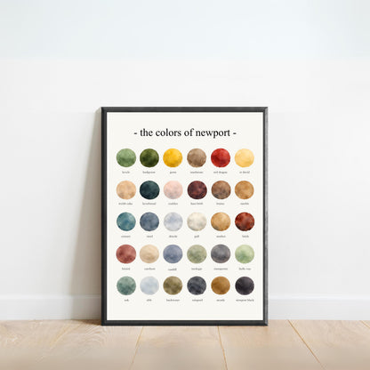 The Colors of Newport – Watercolor