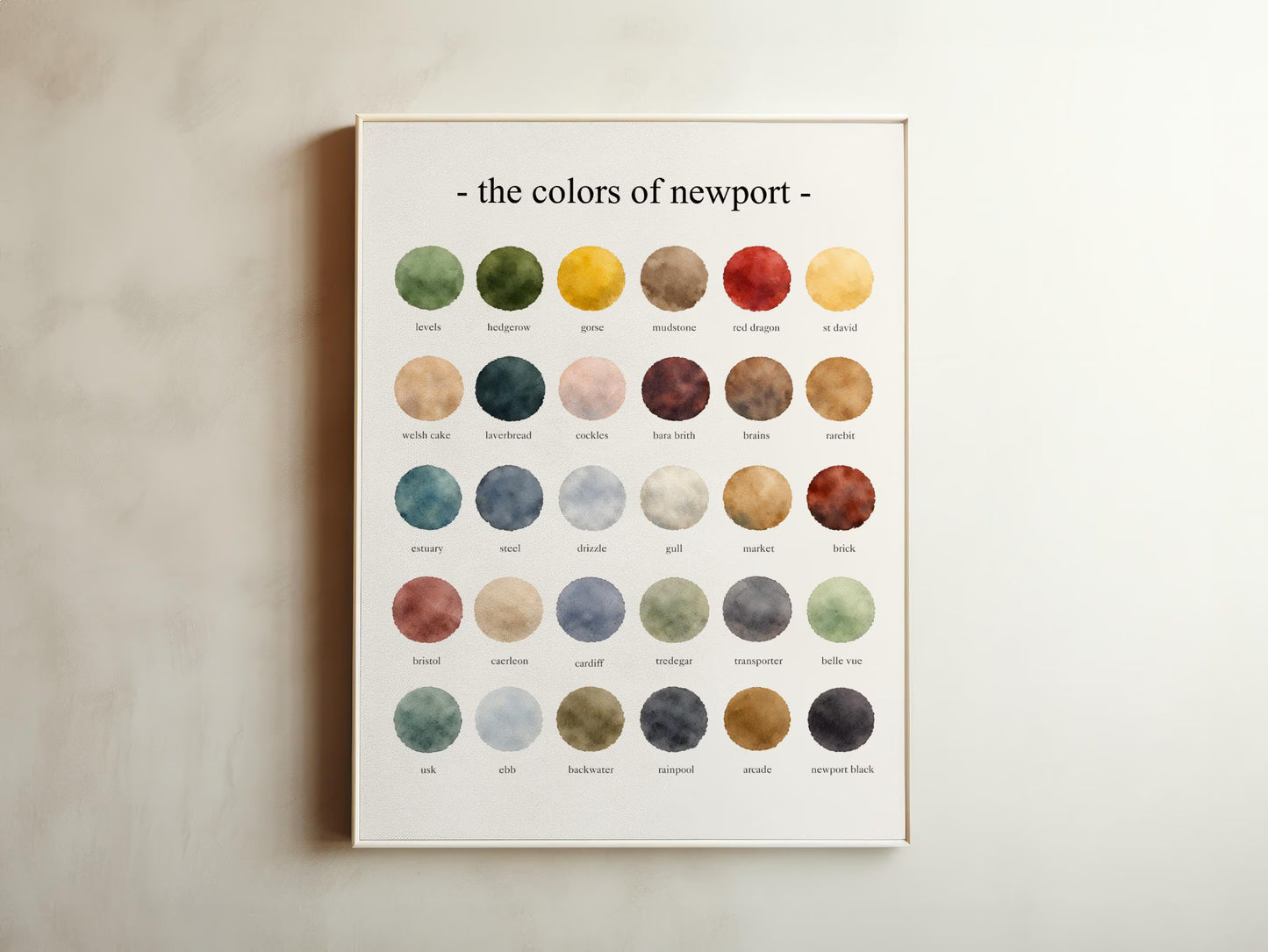 The Colors of Newport – Watercolor
