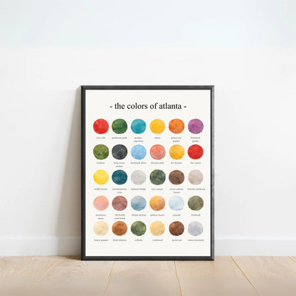The Colors of Atlanta  – Watercolor