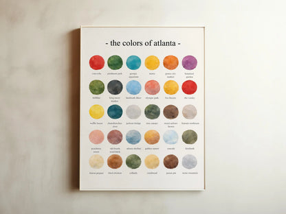 The Colors of Atlanta  – Watercolor