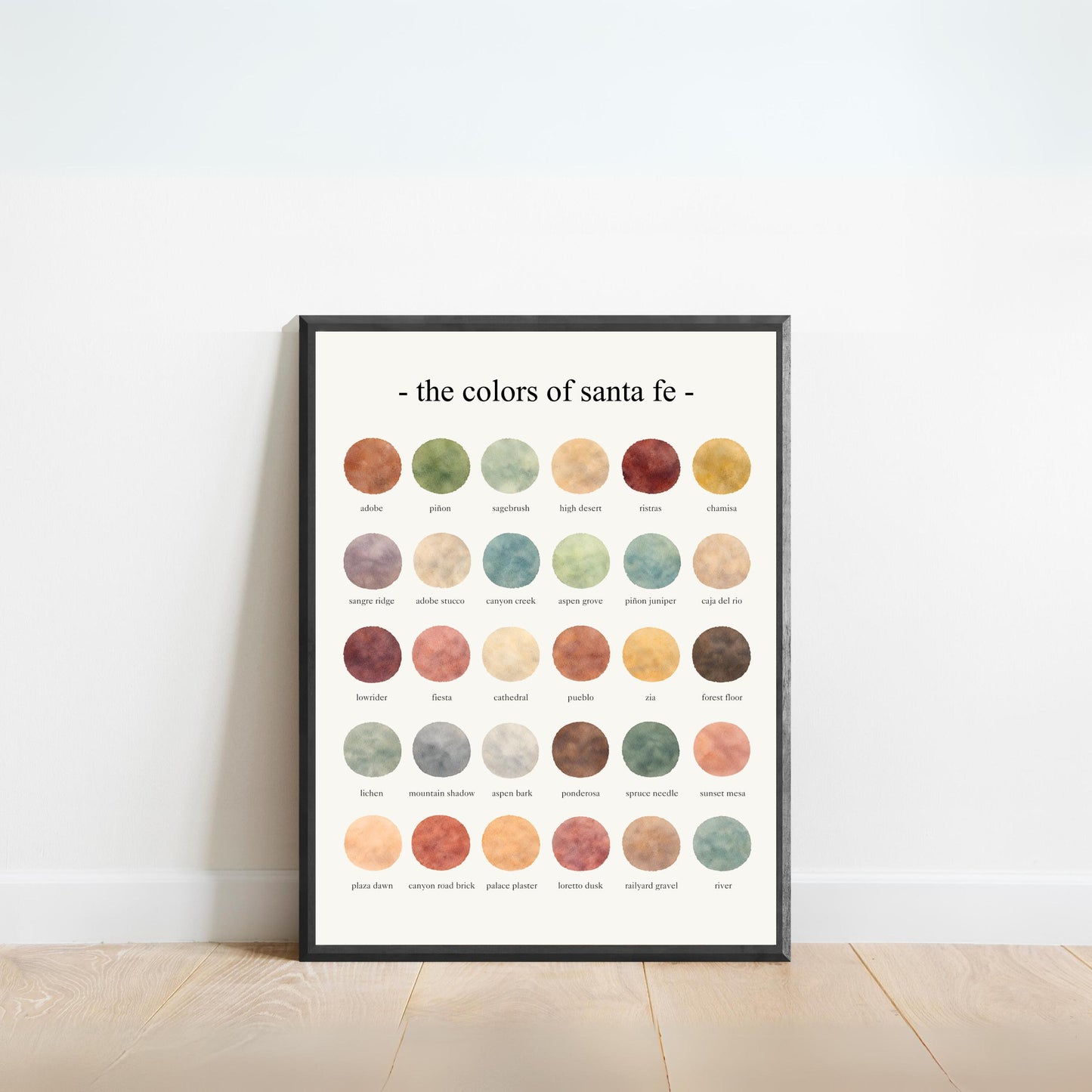 The Colors of Santa Fe – Watercolor