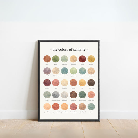 The Colors of Santa Fe – Watercolor