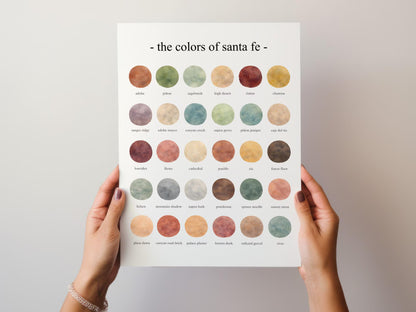 The Colors of Santa Fe – Watercolor
