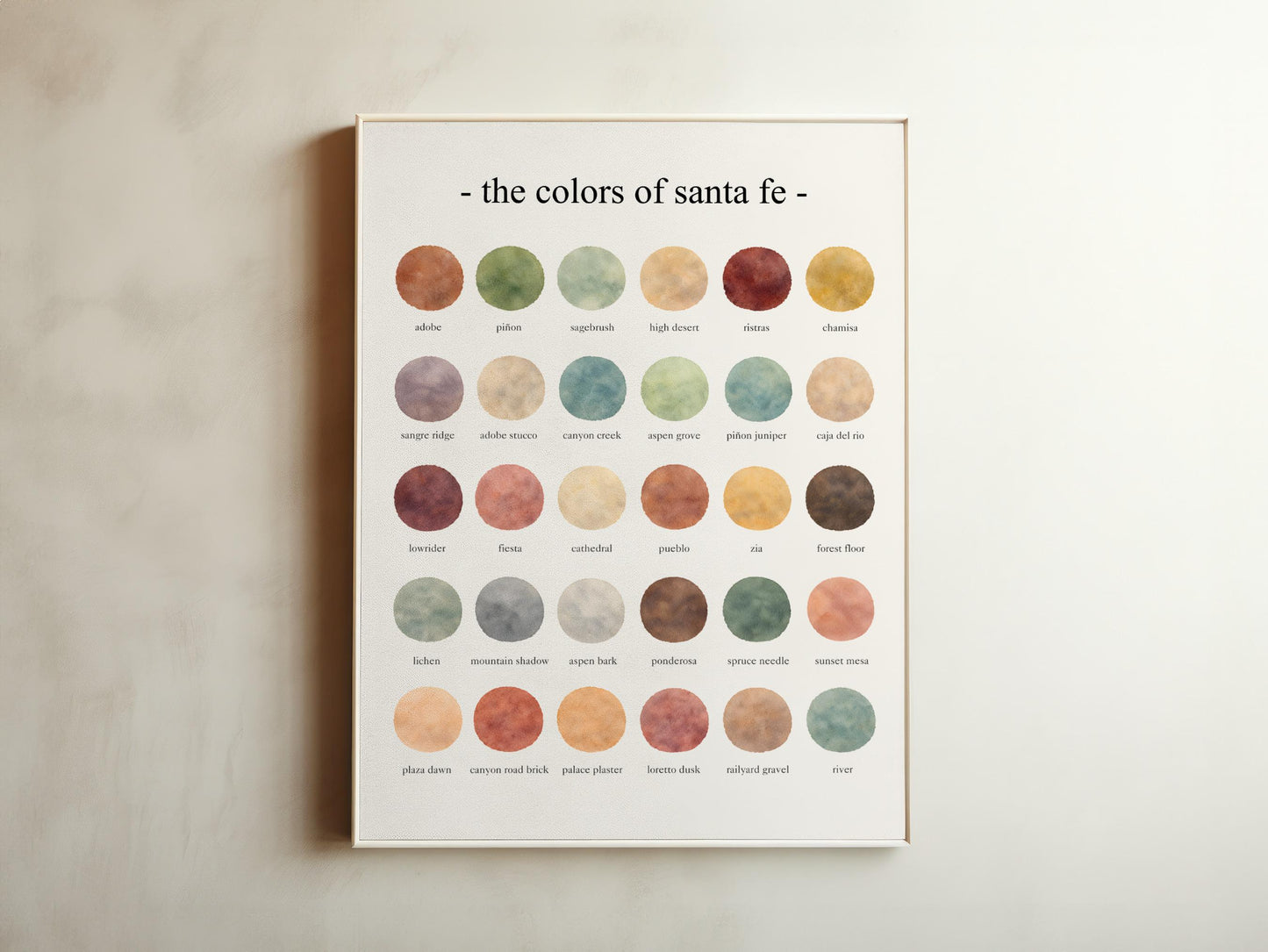 The Colors of Santa Fe – Watercolor