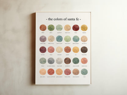The Colors of Santa Fe – Watercolor