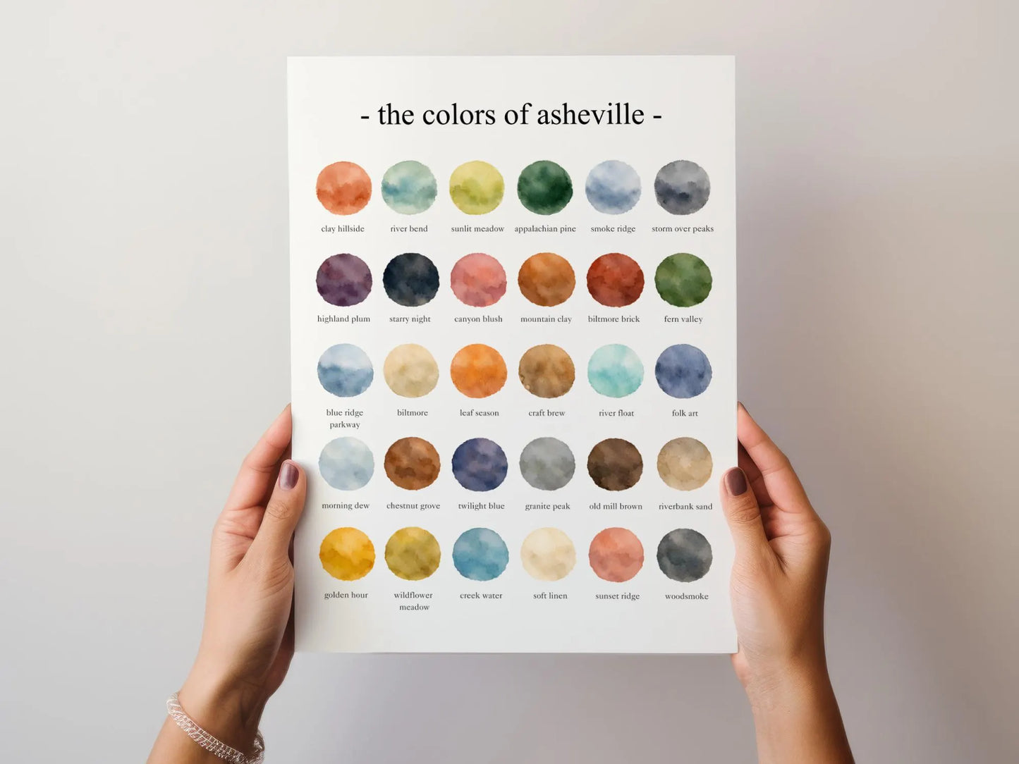 The Colors of Asheville – Watercolor