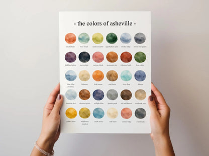 The Colors of Asheville – Watercolor