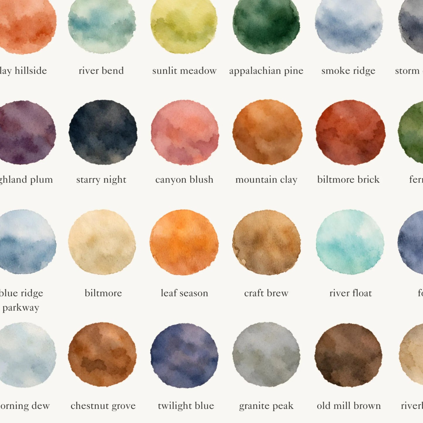 The Colors of Asheville – Watercolor