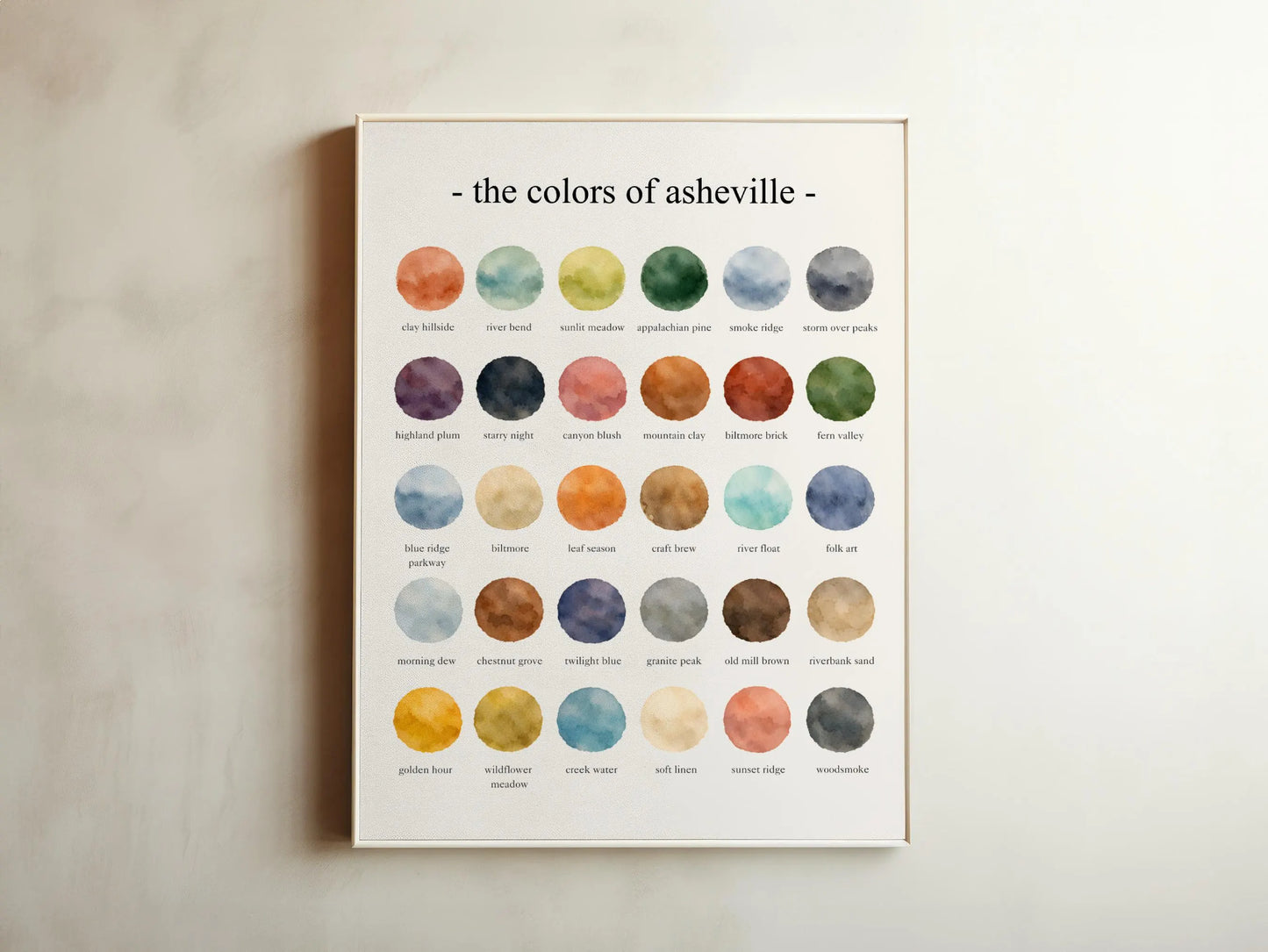 The Colors of Asheville – Watercolor