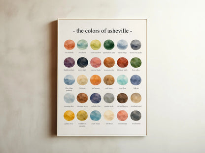 The Colors of Asheville – Watercolor