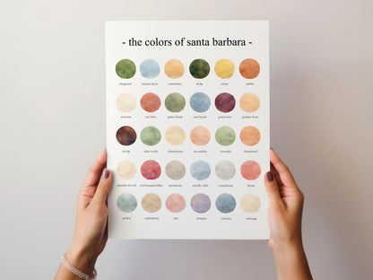 The Colors of Santa Barbara – Watercolor