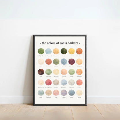 The Colors of Santa Barbara – Watercolor