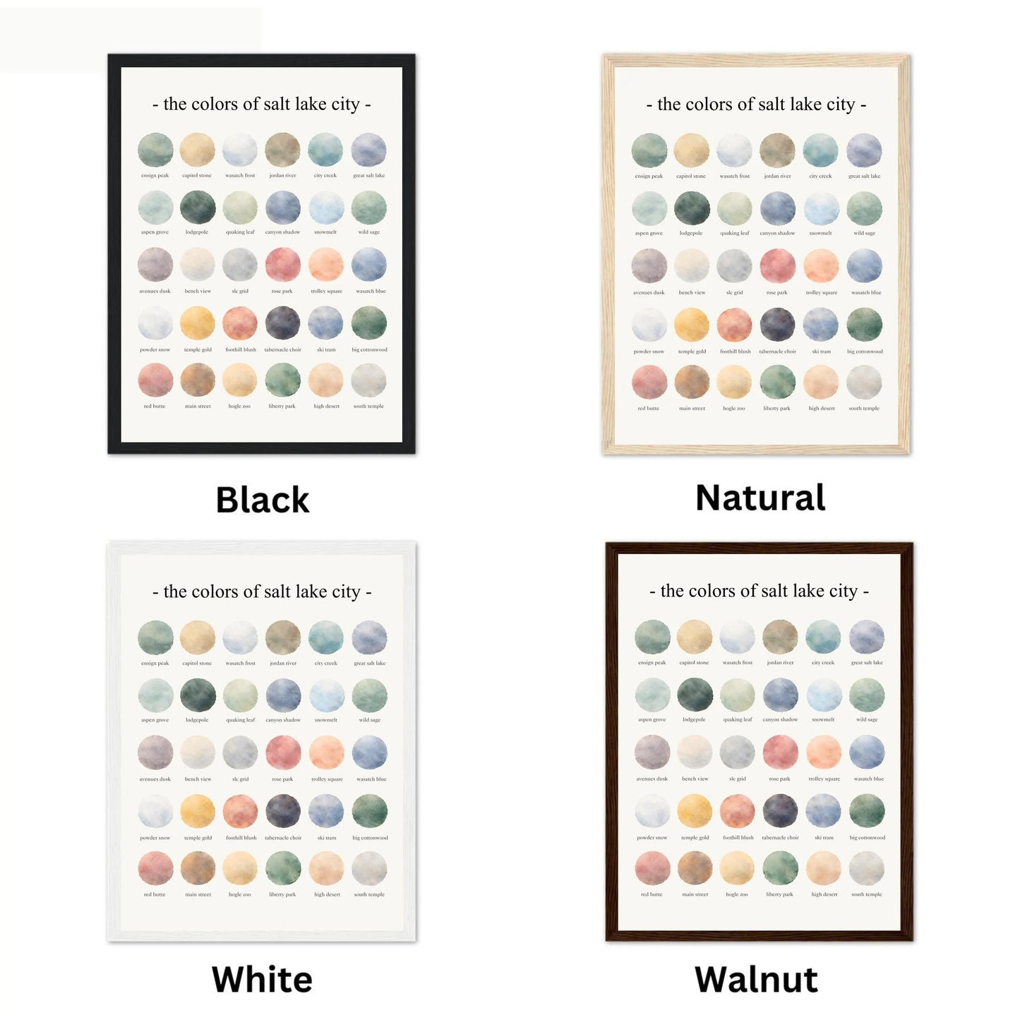 The Colors of Salt Lake City – Watercolor