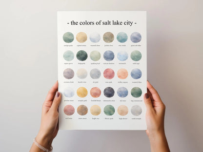 The Colors of Salt Lake City – Watercolor