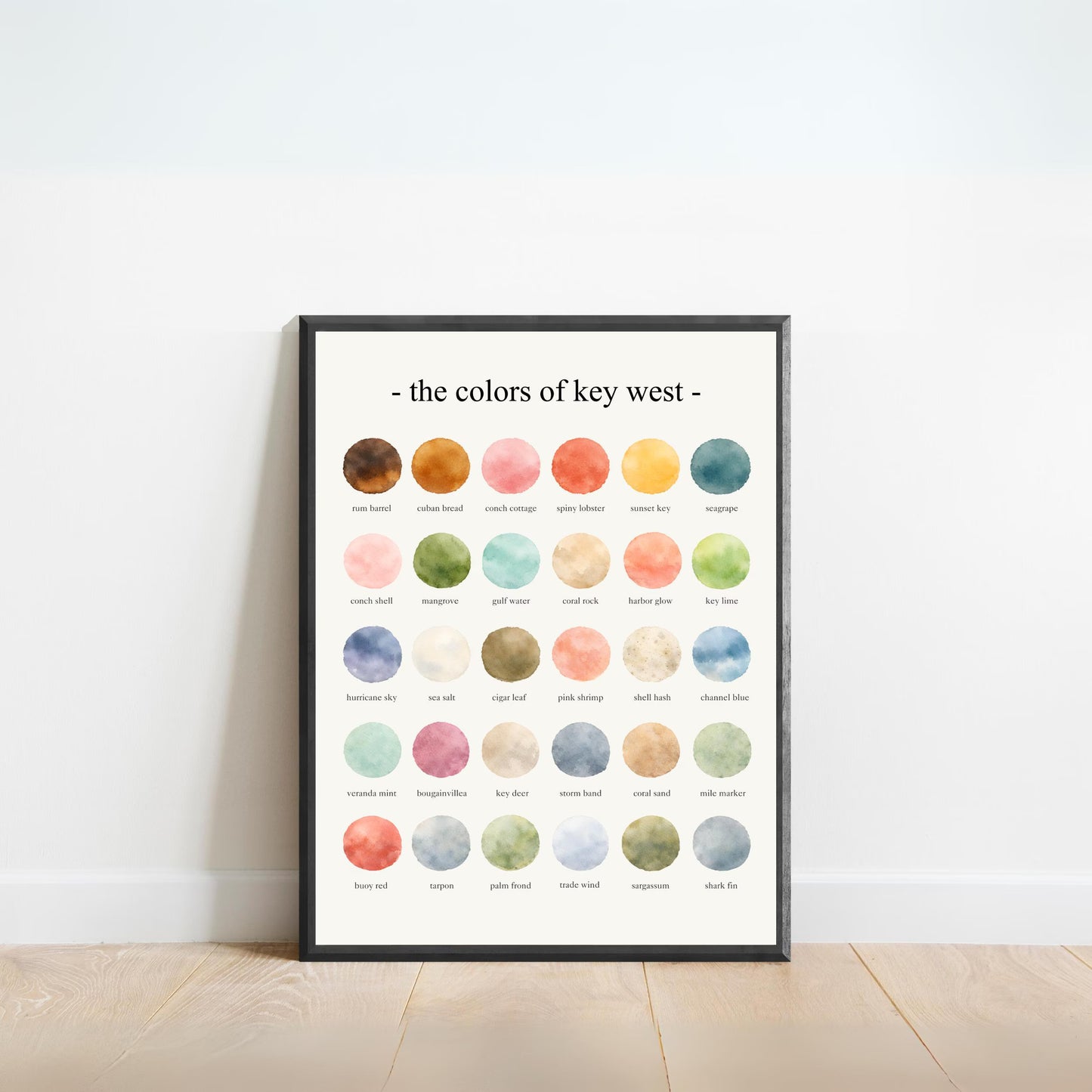 The Colors of Key West – Watercolor