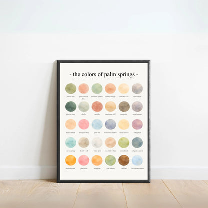 The Colors of Palm Springs – Watercolor