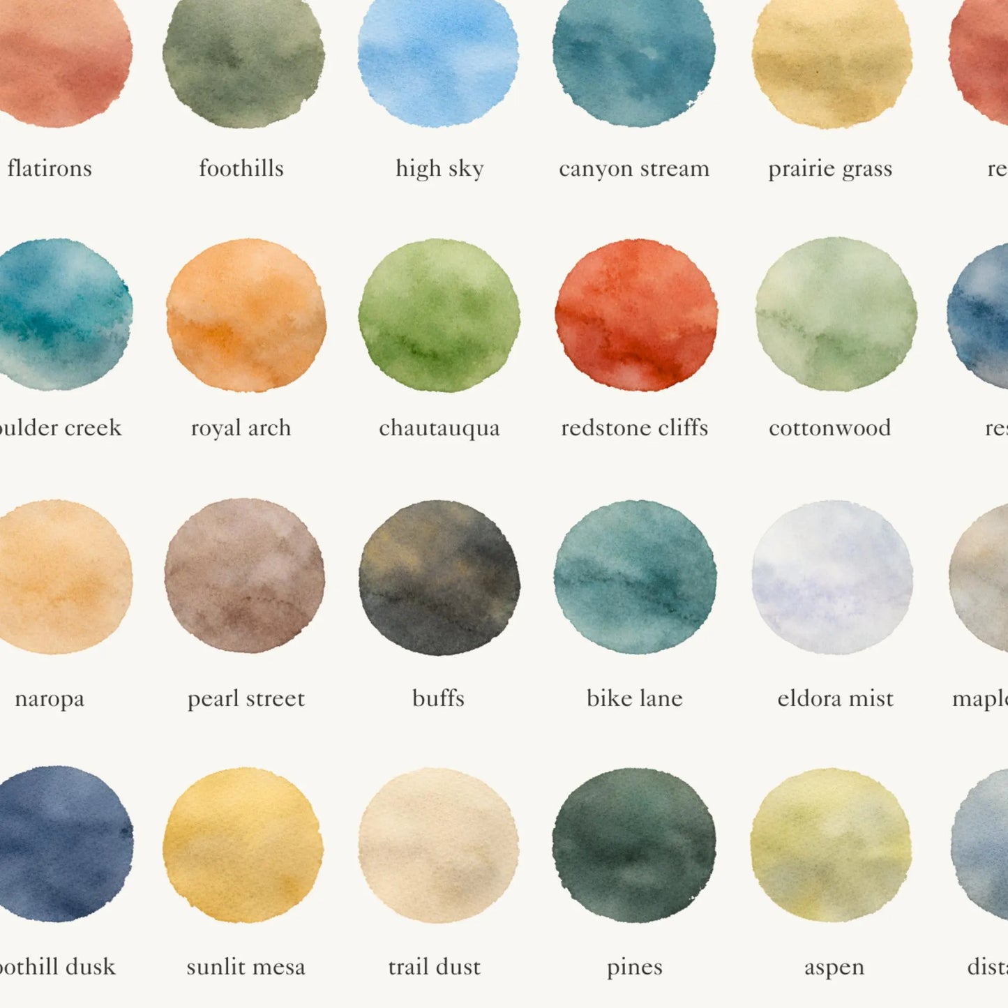 The Colors of Boulder – Watercolor