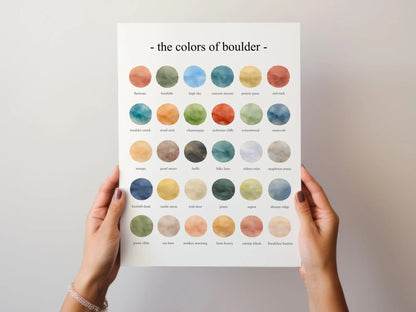 The Colors of Boulder – Watercolor