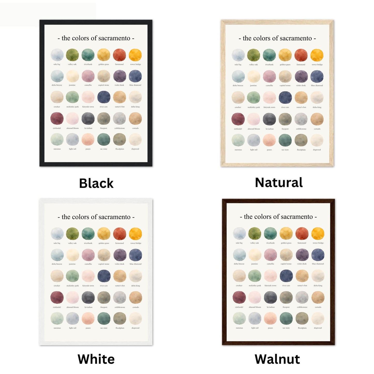 The Colors of Sacramento – Watercolor