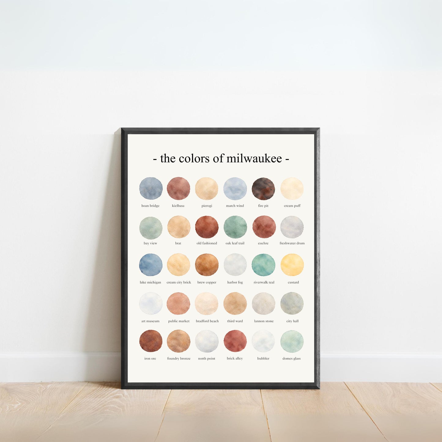 The Colors of Milwaukee – Watercolor