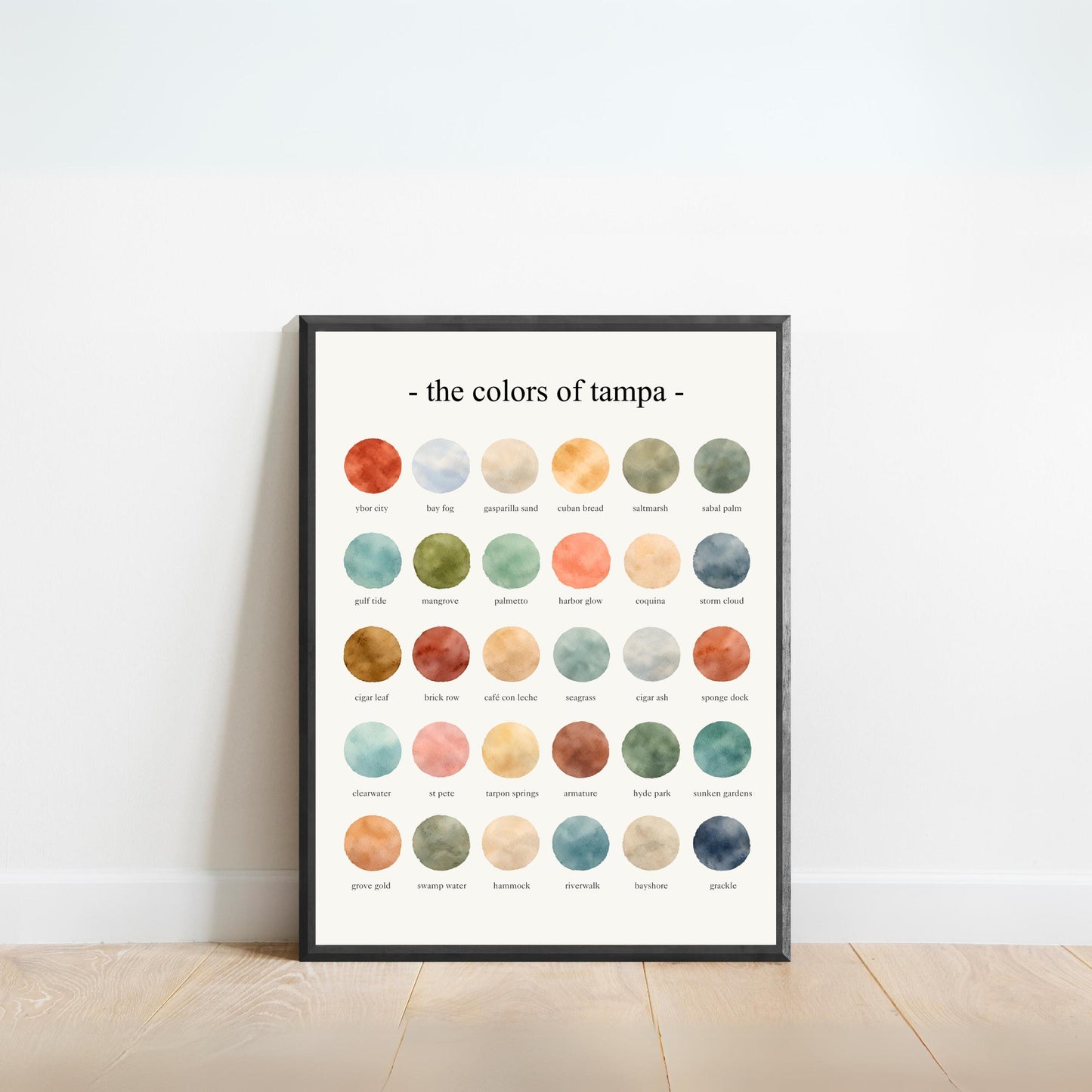 The Colors of Tampa  – Watercolor
