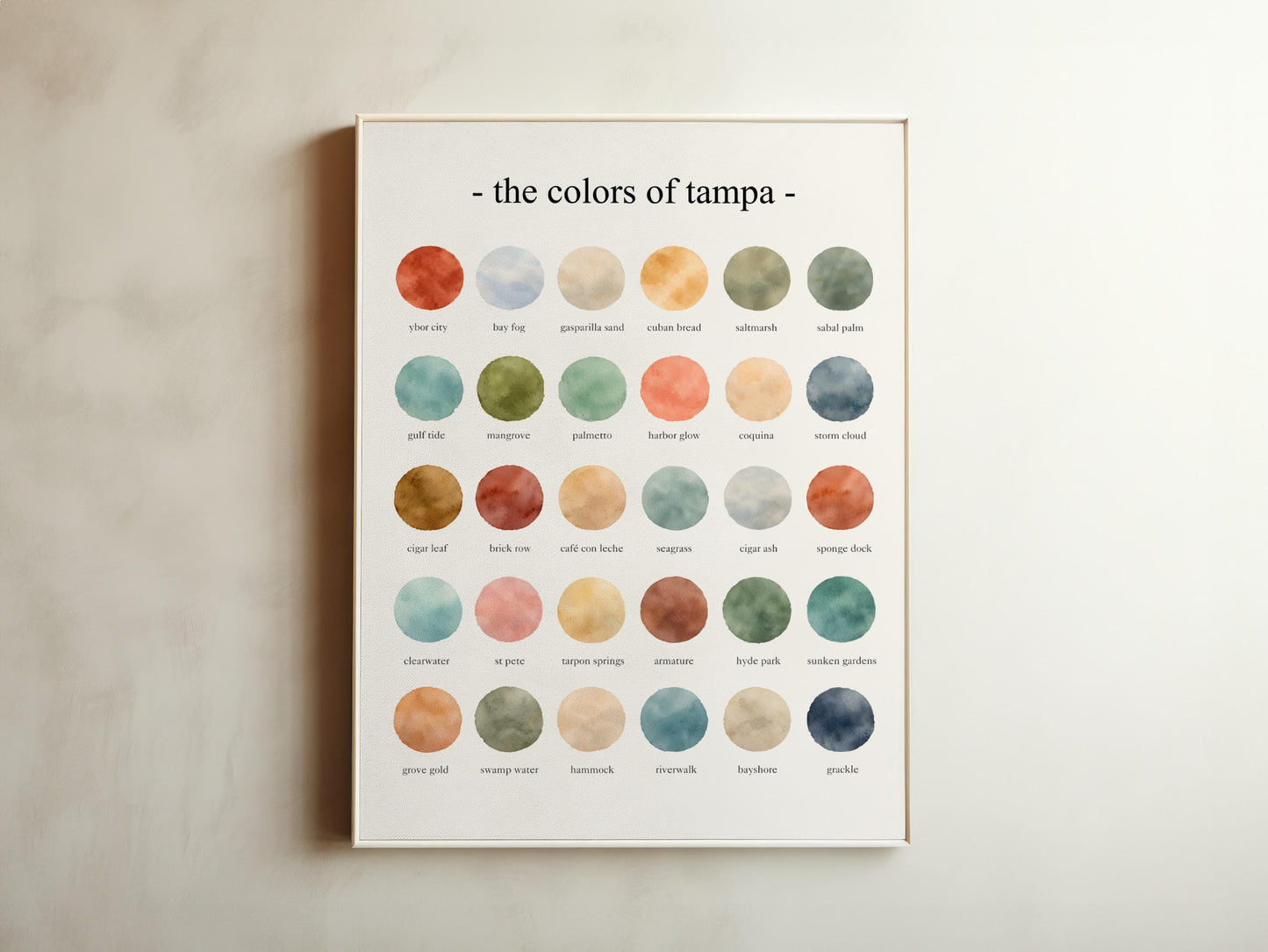 The Colors of Tampa  – Watercolor