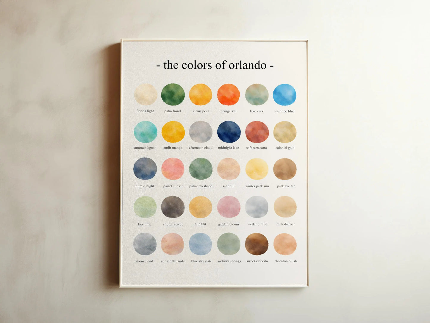 The Colors of Orlando – Watercolor