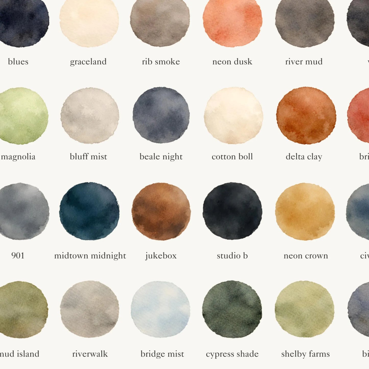 The Colors of Memphis – Watercolor
