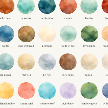 The Colors of Honolulu – Watercolor