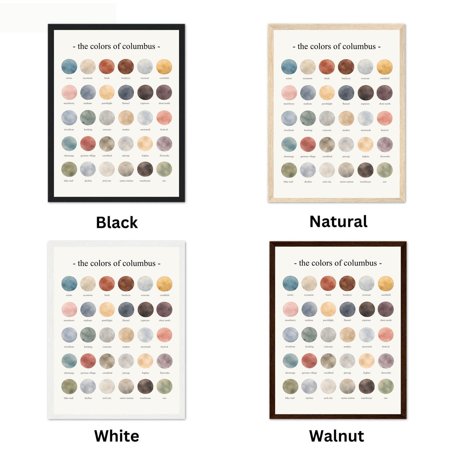 The Colors of Columbus – Watercolor