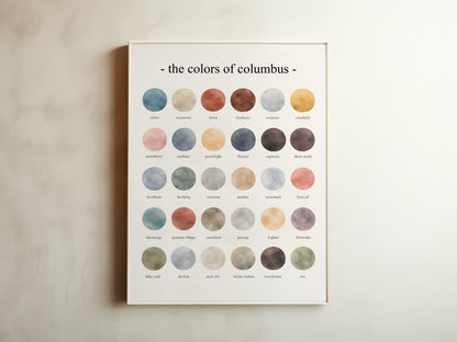 The Colors of Columbus – Watercolor