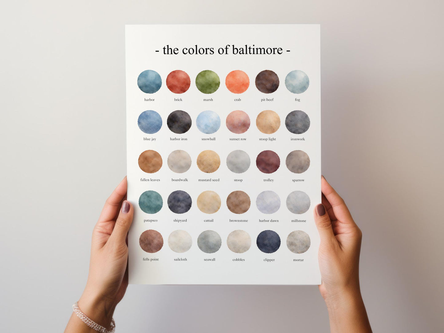 The Colors of Baltimore  – Watercolor