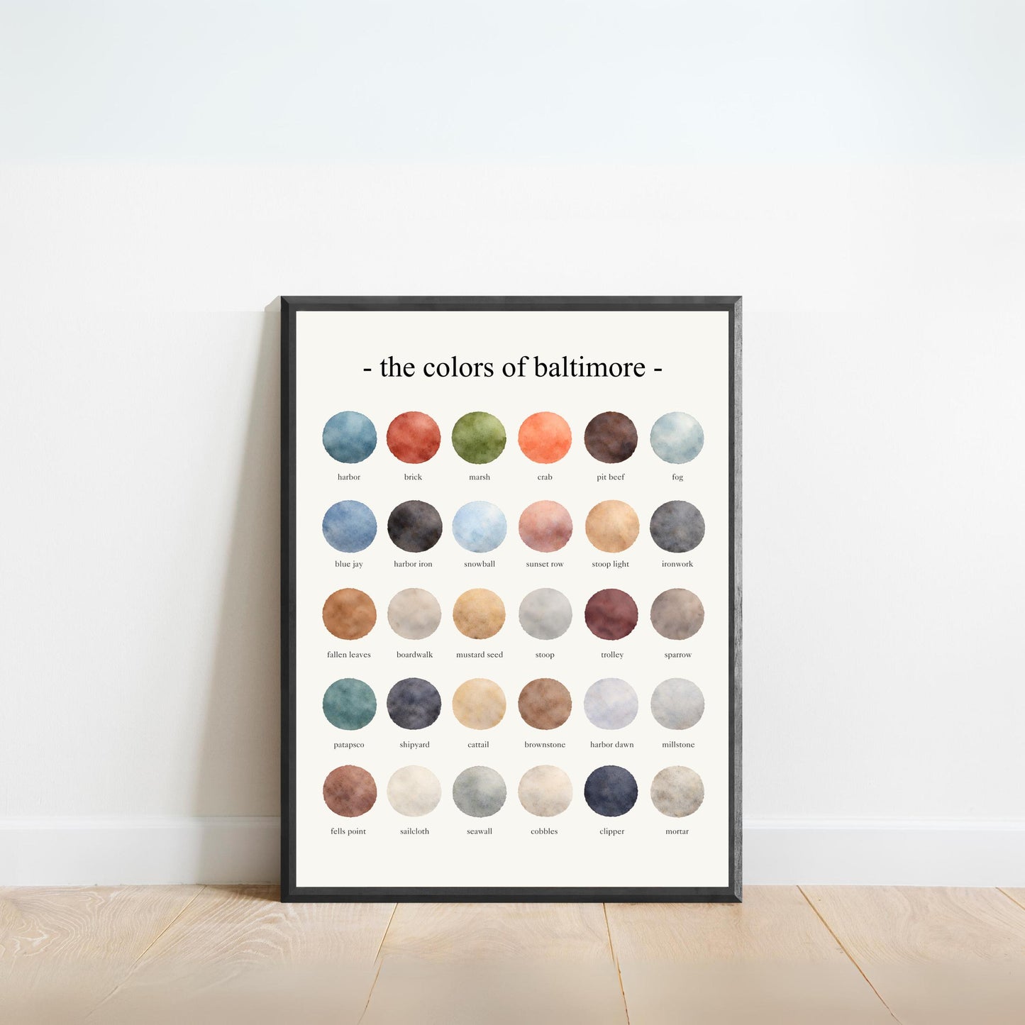 The Colors of Baltimore  – Watercolor