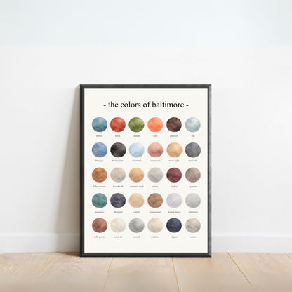 The Colors of Baltimore  – Watercolor
