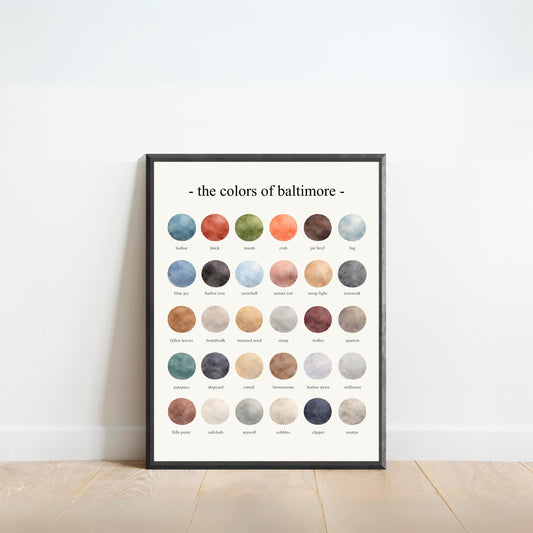 The Colors of Baltimore  – Watercolor