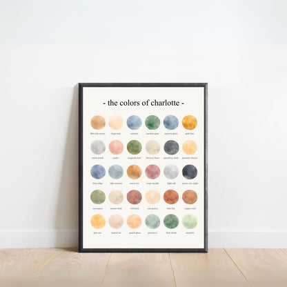 The Colors of Charlotte – Watercolor