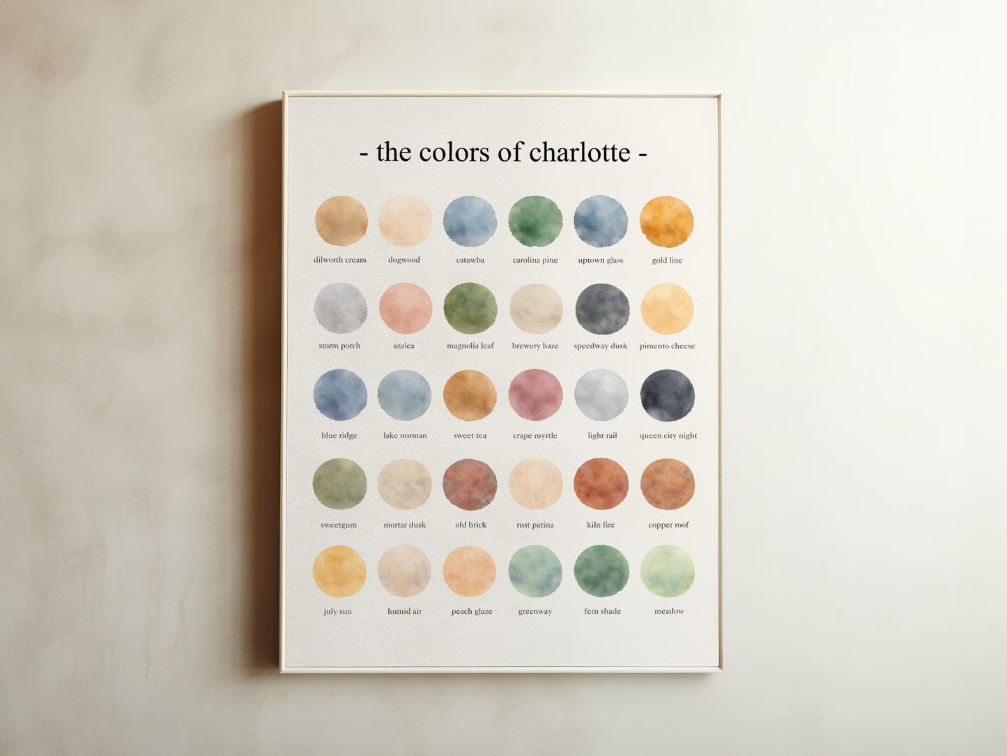 The Colors of Charlotte – Watercolor