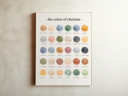 The Colors of Charlotte – Watercolor