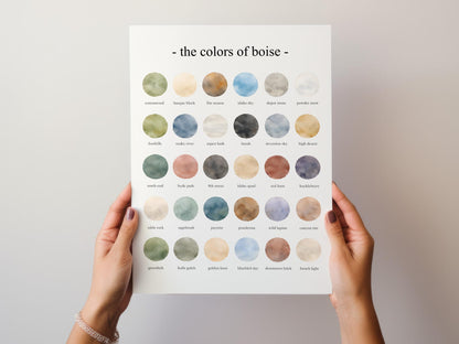The Colors of Boise   – Watercolor