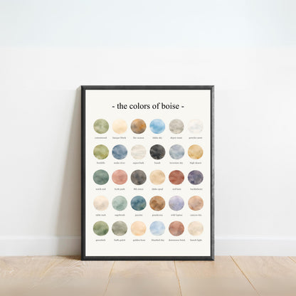 The Colors of Boise   – Watercolor
