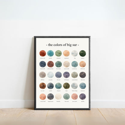 The Colors of Big Sur  – Watercolor