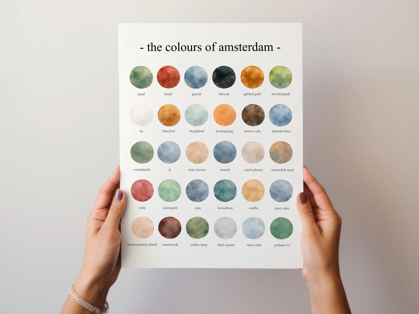 The Colours of Amsterdam – Watercolor