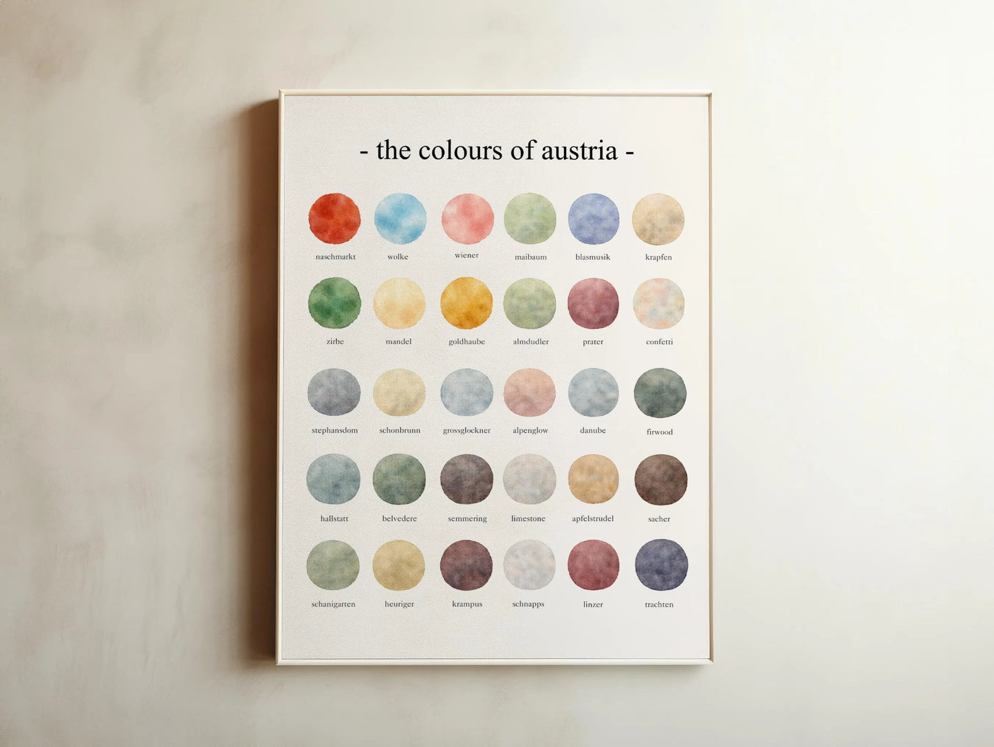 The Colours of  Austria – Watercolor